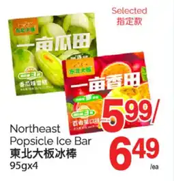 T&T Supermarket NORTHEAST POPSICLE ICE BAR, 95GX4 offer