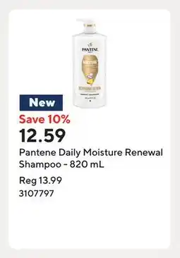 Staples Pantene Daily Moisture Renewal Shampoo - 820 mL offer