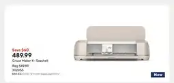 Staples Cricut Maker 4 - Seashell offer