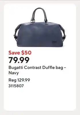 Staples Bugatti Contrast Duffle bag - Navy offer