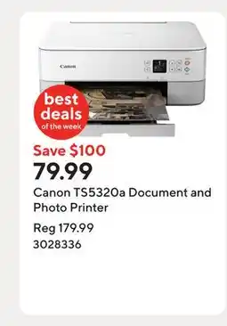 Staples Canon TS5320a Document and Photo Printer offer