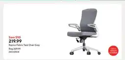 Staples Raynor Fabric Task Chair Grey offer