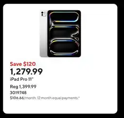 Staples iPad Pro 11 offer
