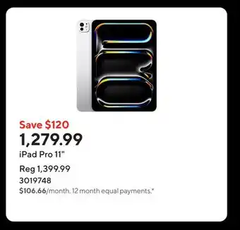 Staples iPad Pro 11 offer