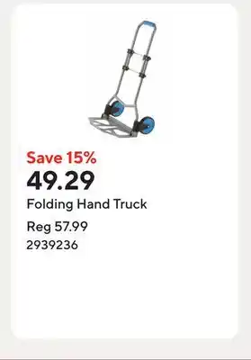 Staples Folding Hand Truck offer