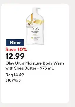 Staples Olay Ultra Moisture Body Wash with Shea Butter - 975 mL offer