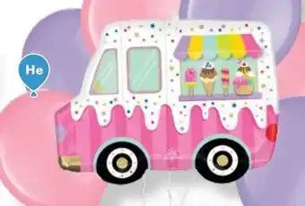 Party City Here's the Scoop Truck 26 Supershape Balloon Bouquet, 7-pc offer