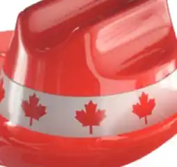 Party City Maple Leaf Mini Cowboy Hat, One Size offer