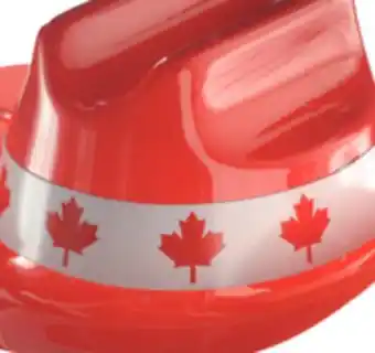 Party City Maple Leaf Mini Cowboy Hat, One Size offer