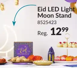 Party City Moon LED Light Up Night Light Stand, Gold, 5-in, for Eid Mubarak/Ramadan offer