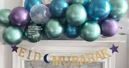 Party City Eid 12 Glitter Letter Mubarak Banner offer