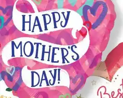 Party City Mother's Day Layered Hearts Supershape Balloon offer