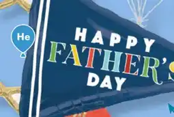 Party City Father's Day Varsity Dad Pennants Balloon, 28-in offer