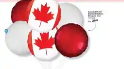 Party City Canada Day 18 Standard Balloon Bouquet offer