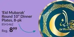 Party City Eid Mubarak' Round 10 Dinner Plates, 8-pk offer