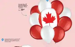 Party City Canada Day 18 Standard Balloon Bouquet, 10-pc offer