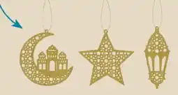 Party City Eid Ramadan Wood Cutouts, 3-ct offer