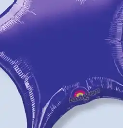 Party City 18 Purple Star Foil Balloon offer