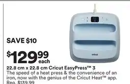 Michaels 22.8 cm x 22.8 cm Cricut Easy Press 3 offer