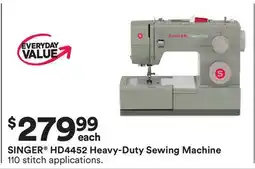 Michaels SINGER HD4452 Heavy-Duty Sewing Machine offer