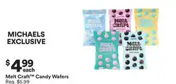 Michaels Melt Craft Candy Wafers offer