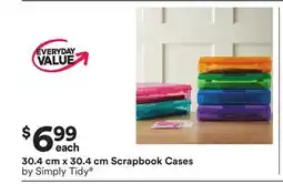 Michaels 30.4 cm x 30.4 cm Scrapbook Cases by Simply Tidy offer