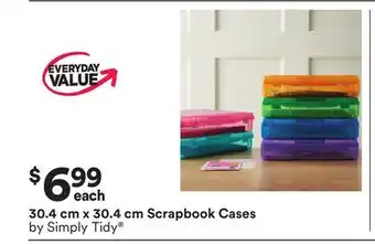 Michaels 30.4 cm x 30.4 cm Scrapbook Cases by Simply Tidy offer