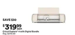 Michaels Cricut Explore 4 with Digital Bundle offer