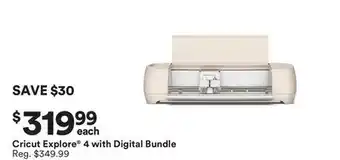 Michaels Cricut Explore 4 with Digital Bundle offer