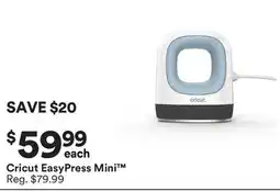 Michaels Cricut Easypress Mini offer