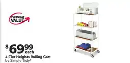 Michaels 4-Tier Heights Rolling Cart by Simply Tidy offer