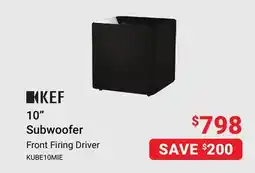 Visions Electronics 10 Subwoofer Front Firing Driver offer