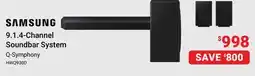 Visions Electronics SAMSUNG Q-Symphony 9.1. 4-Channel Soundbar System offer