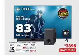 Visions Electronics LG B4PUA Smart TV NATIVE 120Hz PANEL offer