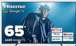Visions Electronics Hisense 65 A68N Smart TV offer