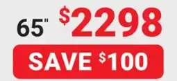 Visions Electronics LG 65 OLED evo Smart TV offer