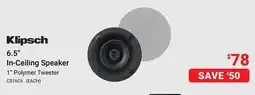 Visions Electronics Klipsch 6.5 In-Ceiling Speaker offer