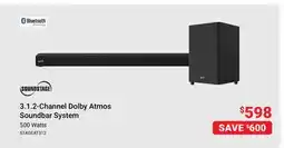 Visions Electronics 3.1. 2-Channel Dolby Atmos Soundbar System offer