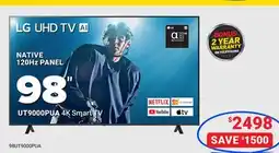 Visions Electronics LG 98 UHD TV AI UT9000PUA 4K Smart TV offer