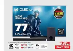 Visions Electronics LG NATIVE 120Hz PANEL C4PUA Smart TV offer