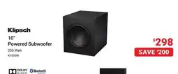 Visions Electronics Klipsch 10 Powered Subwoofer offer