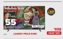 Visions Electronics S7N Canvas Art Smart TV 55 offer