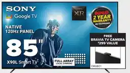 Visions Electronics SONY 85 NATIVE 120Hz PANEL offer