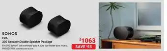 Visions Electronics Sonos ERA 300 Speaker Double Speaker Package offer