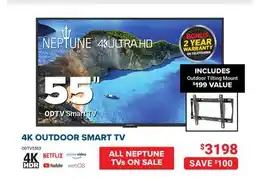Visions Electronics 55 4K OUTDOOR SMART TV offer