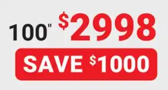 Visions Electronics 100 NATIVE 144Hz PANEL offer