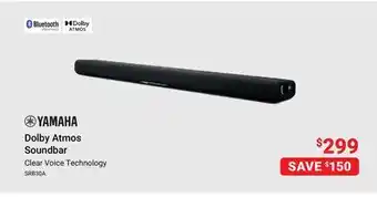 Visions Electronics YAMAHA Dolby Atmos offer