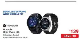 Visions Electronics Motorola Moto Watch 120 offer