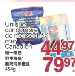 T&T Supermarket UNIQUE CONCOMBRE DE MER SECHE/MER CANADIEN, 454G offer