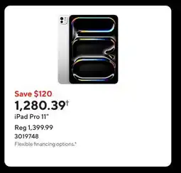 Staples iPad Pro 11 offer